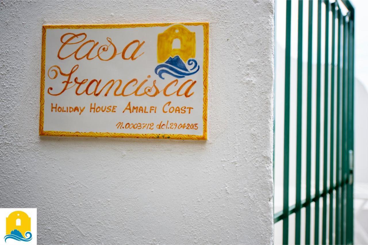 Vila Casa Francisca Praiano Exteriér fotografie